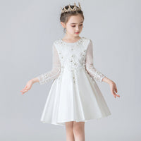 Girls' Princess Dress Long-sleeved Autumn And Winter