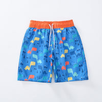Boy Loose Lace-up Adjustable Sports Shorts