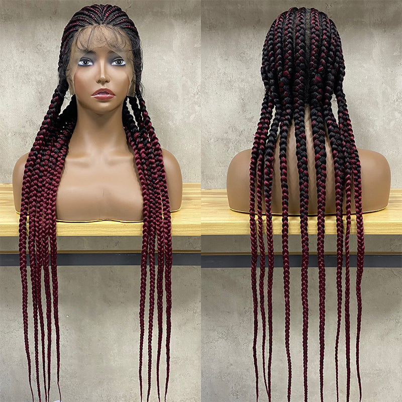 Stretch Mesh Chemical Fiber Head Cover 9 Strand Braid Wig