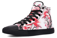 Printed Couple High Top Canvas Shoes