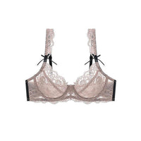 Sexy Lace Bra Ultra-thin Transparent Bow
