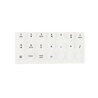 91 Button For Desktop And Notebook Computer Silicone Keyboard Stickers