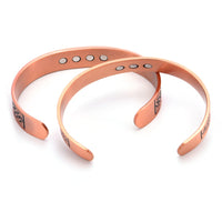 Retro-style Energizing Open-adjustable Pure Copper Magnetic Bracelet