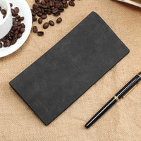 Men's Wallet Long Retro Thin Frosted Soft
