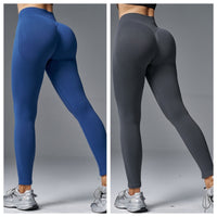 Peach Hip Tight Mid Waist Yoga Pants Hip Lifting Running Fitness