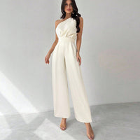 Fashionable And Chic Off-shoulder Sleeveless Jumpsuit