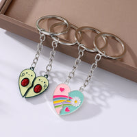 Girly Heart Lovely Key Buckle Pendant Ornaments For Couple