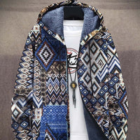 Men's Plush Thick Loose Long Sleeve Coat Cardigan
