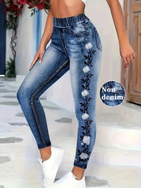 New Womens Lightweight Printed Casual Pantsleggings In European And American Styles