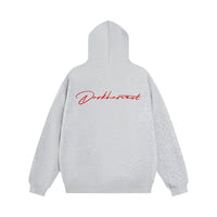 Loose Casual Letters Embroidered Hoodie