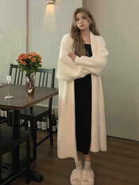 Soft Glutinous Knitted Cardigan Sweater For Women Autumn And Winter New Loose