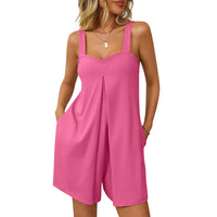 European And American Women's Outdoor Suspender Overalls