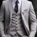 European And American Plus Fat Foreign Trade Plus Size Suit Three-piece Suit