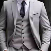 European And American Plus Fat Foreign Trade Plus Size Suit Three-piece Suit
