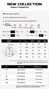 Pleated Lapel Long Linen Sleeves Retro Solid Color Casual Loose Youth Cotton Linen Shirt