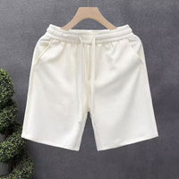 Men's Pure Color Casual Versatile Loose Shorts