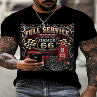 3D Printed Animal Style Vintage Quick-dry T-shirt
