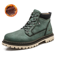 Large Size Martin Boots Men's Leather British Boots