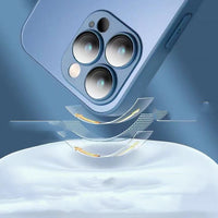 Magnetic Suction Machine Frosted Glass Phone Case