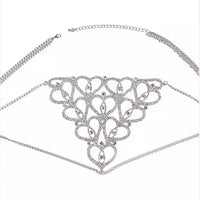 Full Heart Shape Rhinestone Underpants