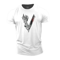 Men's Simple Printing Casual Sports Short Sleeve