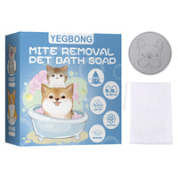 Pet Mite Removal Bath Soap Dog Cat Sterilization Body Deodorant Cleaning Bath Supplies