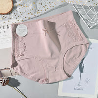 Pure Cotton Breathable Fashion Lace Ladies Plus Size Underwear