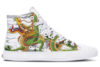 Printed Couple High Top Canvas Shoes