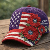 250th Anniversary Baseball Cap 3D Printed Snapback Hat