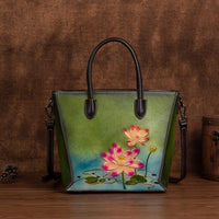 Retro Women's First-Layer Cowhide Handbag