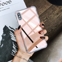 Anti-drop All-inclusive Soft Shell Airbag Mirror Mobile Phone Case