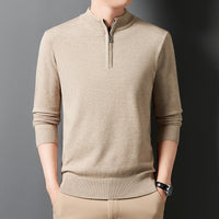 Fashion Men's Knitting Sweater Business Base Wool