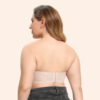 Glossy Non-Slip Large Size Strapless Underwear