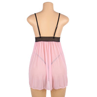 Women's Fashionable Lace Embroidered Strap Nightdress