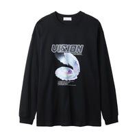 Creative Science Fiction Eye Print Long Sleeve Men