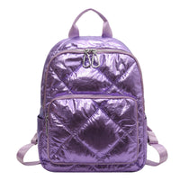 Embroidery Thread Backpack Girls Shopping Korean Simple All-match Cotton