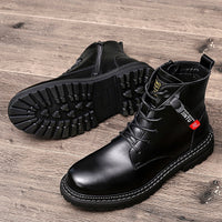 Trendy Locomotive Net Red Boots