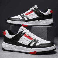 Youth Summer Leather Fashion Colorblocking Casual Shoes
