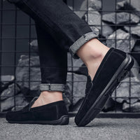 Men's Casual Flat Leather Shoes