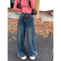 Loose High Waist Slimming Mop Pants