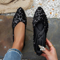 Pointed-toe, Shallow-mouth, Flat-soled Casual Women's Shoes
