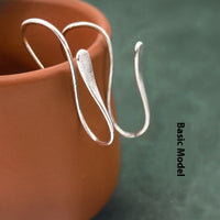 All-match Empty Tuoping Buckle Princess Earrings