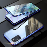 Magneto double-sided glass mobile phone case
