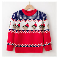 Viscose, Cotton Christmas Sweaters For Children