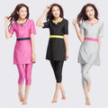 Thin split skirt with belly covering