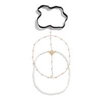 Accessories Elastic Hollow Flower Plate Body Chain Creative