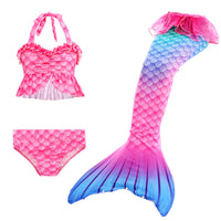 Children's Swimsuit 3-piece Bikini With High Elasticity