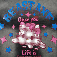 National Fashion High Street Niche Cartoon Printing Denim Shirt Jacket