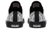 Fashion Printed Couple High Top Canvas Shoes