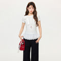 Women's Spring Designer Base Layer Slim-Fit Inner Top